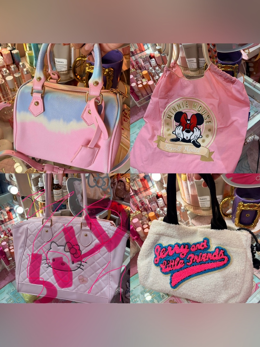 3 Bags Combo. Different styles and colours.